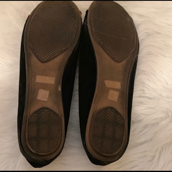 🌈5/$25🌈Adorable black,gold,pink flats size 7-8 - Picture 6 of 6